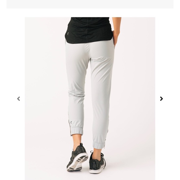 Gray Everywhere Zipper Jogger - Picture 2 of 3